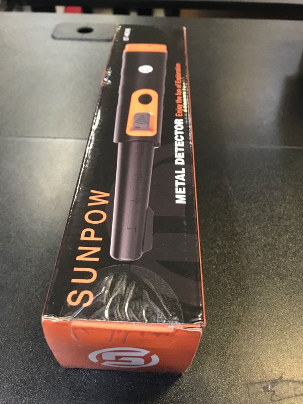 Photo 1 of SUNPOW Metal Detector Pinpointer for Adults & Kids, Fully Waterproof, 360°Detection Handheld Pin Pointer Wand with LCD Screen, 3 Modes (Buzzer, Vibration,Sound) for Treasure Hunting- OTMD08