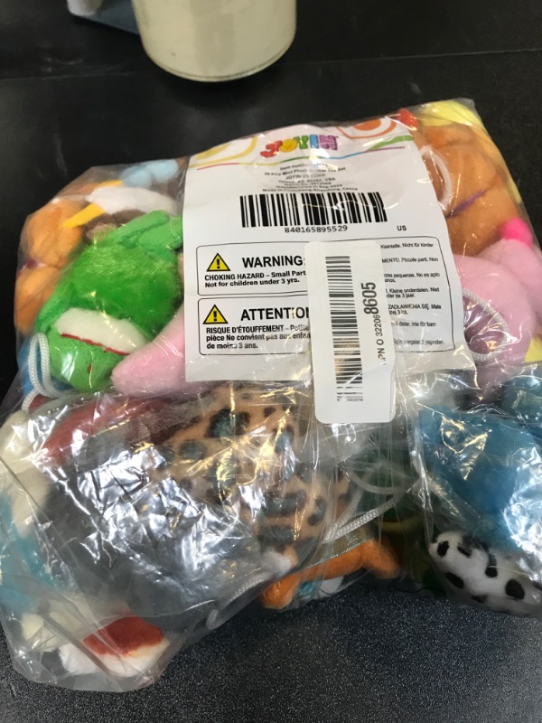 Photo 1 of JOYINPack Mini Animal Plush Toy Assortment,Bulk Stuffed Animals Party Favors for Kids, Small Animals Plush Keychain Decoration, Carnival Prizes, Valentine's Day Party Favors