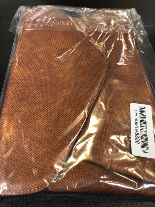 Photo 1 of JNB Synthetic Leather Double Pocket Envelop Clutch, Tan Medium