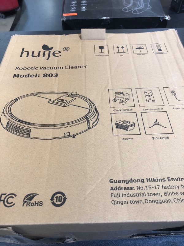 Photo 2 of ENCHE Robot Vacuum Cleaner,2900 Strong Sunction Robot Vacuum with Washable HEPA Filter,Long Run Time,Remote Control,Self-Charging Robotic Vacuum Cleaner for Carpet Pet Hair