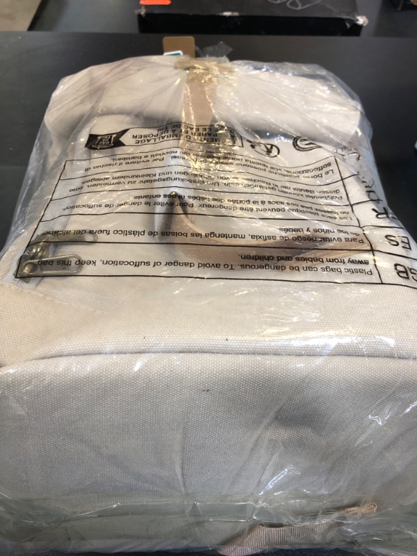 Photo 1 of BAGSMART Camera Backpack, DSLR Camera Bag Backpacks for Photographers, Waterproof Anti-Theft Photography Backpack with 15 Inch Laptop Compartment & Tripod Holder, Ivory White