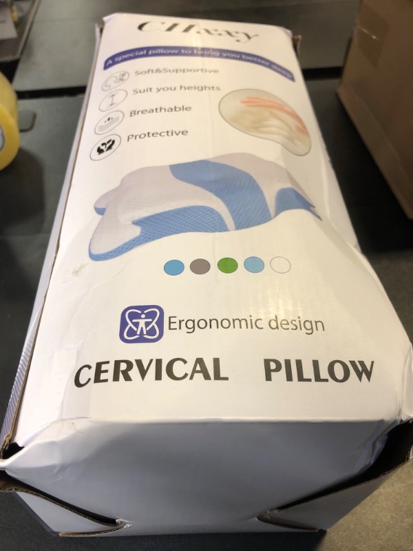 Photo 2 of CHxxy Memory Foam Pillows, Cervical Pillow for Neck and Shoulder Pain Relief, Ergonomic Contour Bed Pillow, Soft for Side Sleep Stomach Sleeping and Back Sleeper