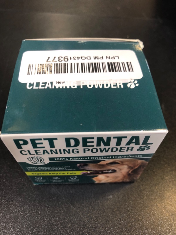 Photo 2 of NHZ Dog Dental Powder, Professional Dog Teeth Cleaning, Breath Freshening, Tartar and Plaque Reduction, Suitable for All Dogs, 100 g