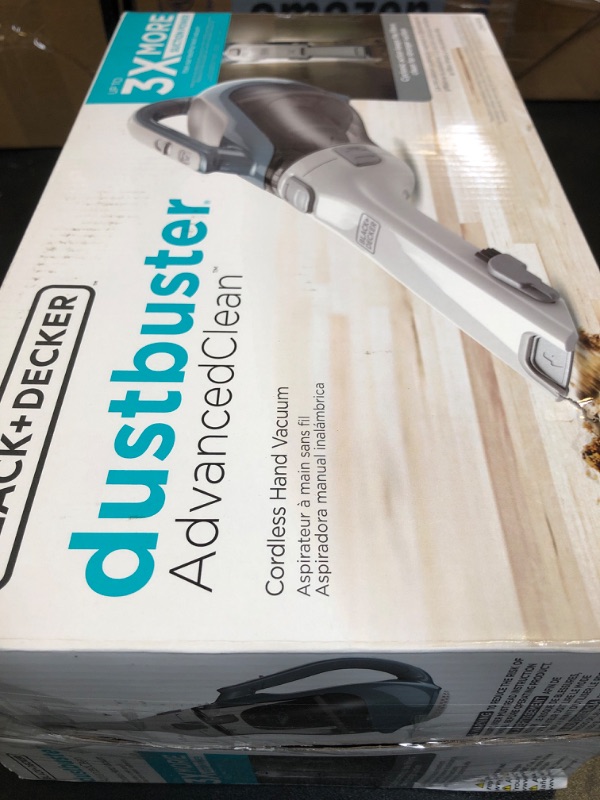 Photo 2 of BLACK+DECKER dustbuster AdvancedClean Cordless Handheld Vacuum, Compact Home and Car Vacuum with Crevice Tool (CHV1410L)