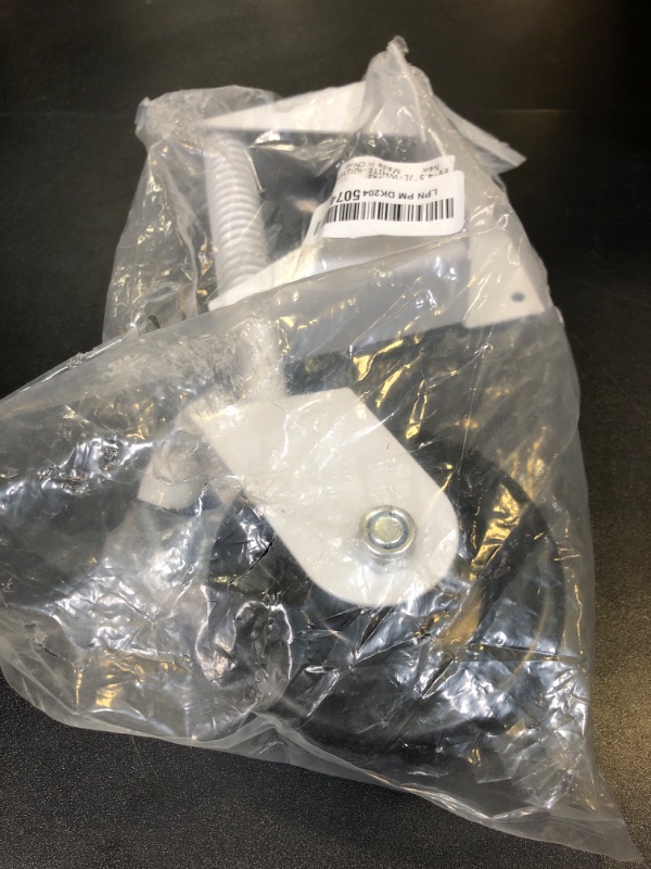 Photo 1 of Gate Wheel, Spring Loaded Gate Caster, Heavy Duty Wooden Fence Gate Caster Wheel, 360 Degree Swivel Outdoor Swing or Rolling Gate Support Wheel Kit, 4-1/2 Inch, 220 Lbs Capacity, White(Right)