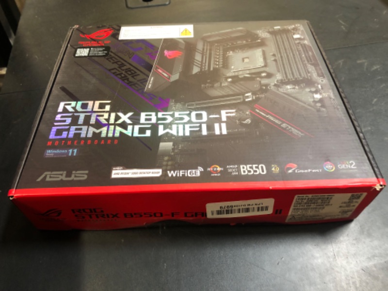 Photo 1 of ASUS ROG Strix B550-F Gaming WiFi II AMD Socket AM4 ATX DDR4 Motherboard