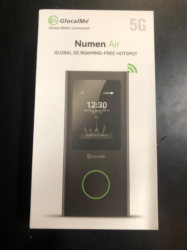 Photo 3 of GlocalMe U50 Numen Air 5G Mobile Wi-Fi Hotspot (1GB Global Data Plan)