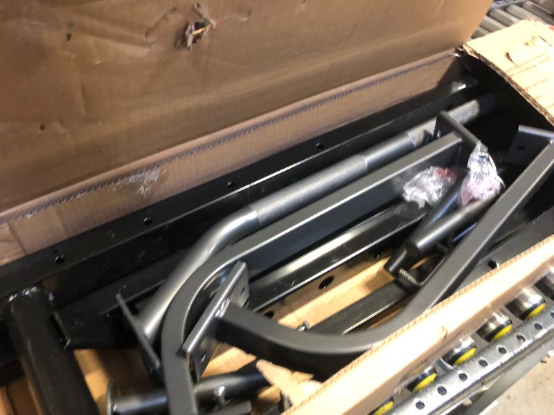 Photo 1 of Body Champ Power Rack System Adjustable Squat Rack Weight and Bar Holder for Home Fitness Equipment with Built in Floor Anchors Stability