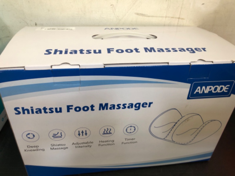 Photo 1 of ANPODE Foot and Calf Massager with Heat Shiatsu Kneading Rolling for Neuropathy Wellness & Relaxation Calf Leg Arm Massager Promotes Blood Circulation for Dad Mom Lover Friends