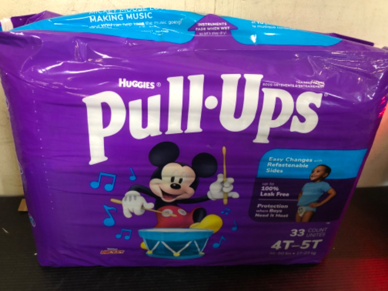 Photo 1 of Pull-Ups Boys' Potty Training Pants, 4T-5T (38-50 lbs),1 Pack  of 33pcs 