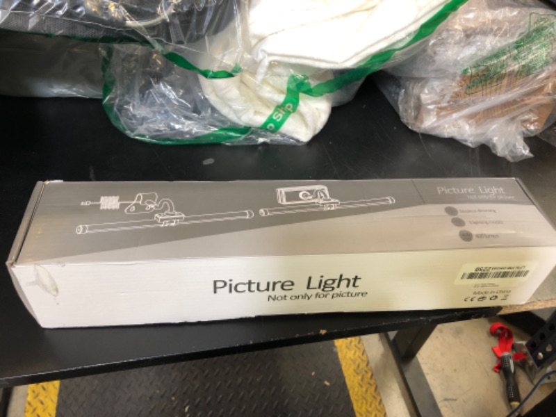 Photo 1 of Picture Light with Remote, Led Accent Light Painting Plug in, Magnetic Art Lighting Rotatable, Dart Board Light RGB Dimmable, Spotlight Timer for Display Frame Portrait Mirror Wall Indoor