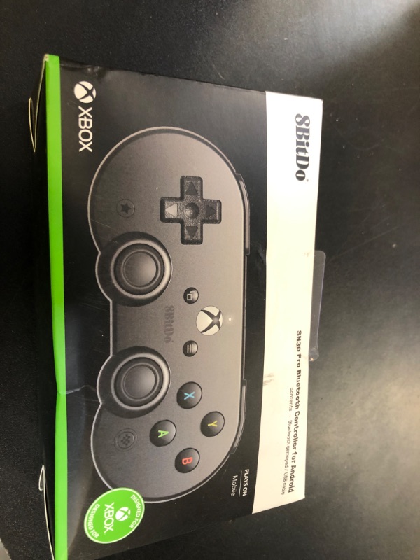 Photo 1 of 8Bitdo Sn30 Pro Bluetooth Controller for Mobile & Xbox Cloud Gaming on Android, Gaming Controller for iPhone, iPad, macOS and Apple TV (No Mobile Clip) - Not for Xbox