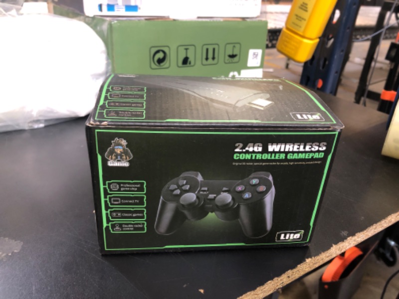 Photo 1 of PGYFDAL Upgrade Wireless Retro Game Console Stick Built in 20000+ Games with 18 Emulators, 4K HDMI Output Nostalgia Plug & Play Retro Gaming Stick with Dual 2.4G Wireless Controllers?64GB?