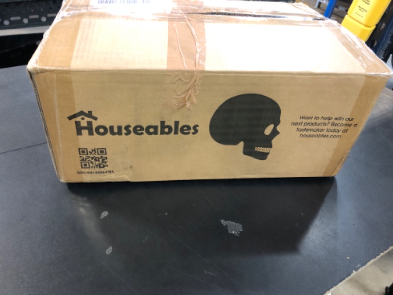 Photo 1 of Houseables Disarticulated Human Skeleton, Full Unassembled Anatomical Model, Life Sized, 62” Height, Plastic, w/Poster, Skull, Bones, Articulated Hand & Foot, Study of Skeletal System, Educational