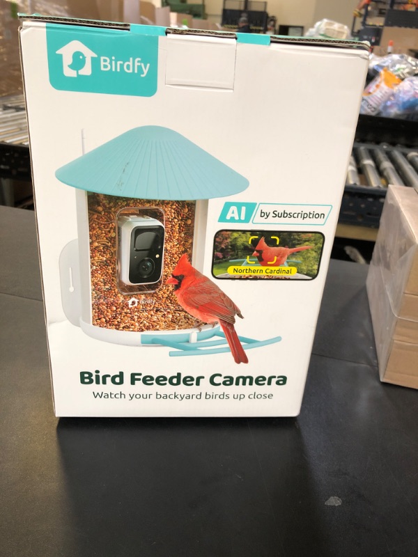 Photo 1 of NETVUE by Birdfy Smart Bird Feeder with Camera, Bird Watching Camera, Auto Capture Bird Videos & Motion Detection, Wireless Bird Feeders for Outdoors, Ideal Present for Bird Lover, Blue