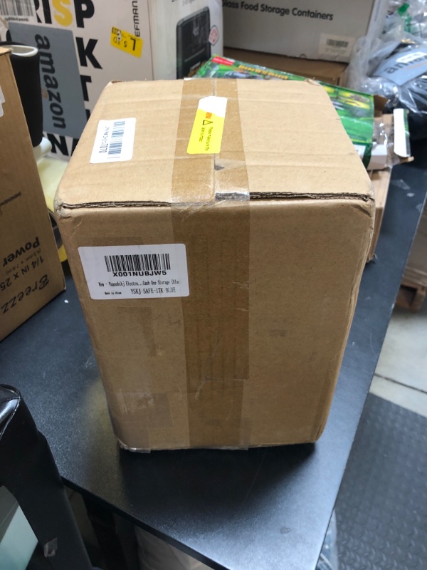 Photo 1 of Yuanshikj Electronic Deluxe Digital Security Safe Box Key Keypad Lock Home Office Hotel Business Jewelry Gun Cash Storage (Blue, 17E)