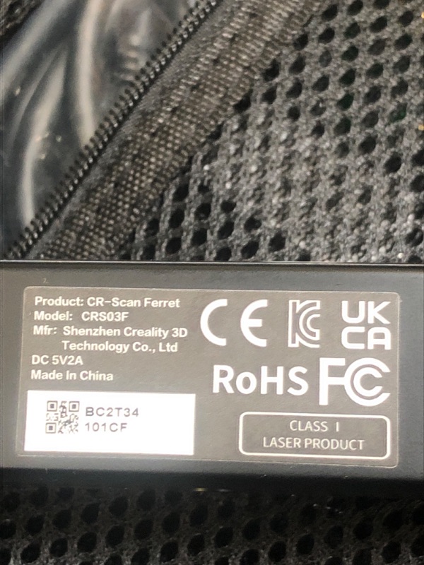 Photo 1 of Creality 3D Scanner CR-Scan Ferret 3D Scanner for 3D Printing and Modeling, Portable Handheld Scanner with 30 FPS Quick Scan, 0.1mm Accuracy, Dual Mode Scanning