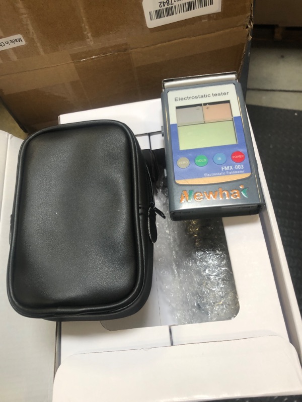 Photo 1 of Newhai Upgraded Electrostatic Field Meter 0-22KV Handheld Electrostatic Tester Error Within 5% Portable Infrared Antistatic Field Detection Tester for Textile Fiber Paper Rubber Plastic