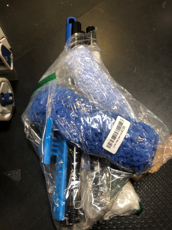 Photo 1 of VITEVER Professional 69'' Window Squeegee Cleaner Tool with Extension Pole, 2-in-1 Squeegee for Window Cleaning Kit with Scrubber and Rotating Head, 1 Blade 2 Scrubber