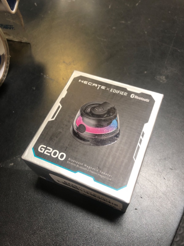 Photo 1 of Edifier G200 Magnetic Bluetooth Speaker - Gift Ideas - Multifunctional Cell Phone Stand Wireless Speaker with Strong Magnet for iPhone/Android/Fridge/Workbench/Pole/Car/Bike/Golf Cart & Anything Metal