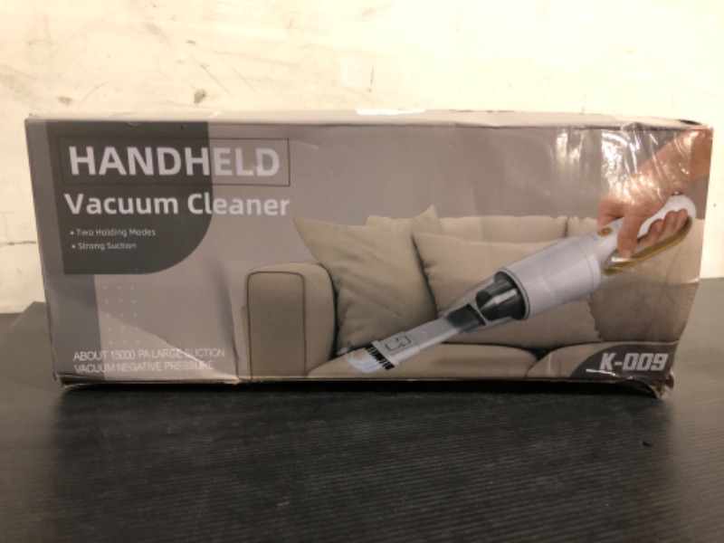 Photo 1 of Handheld Vacuum Cleaner, 2IN1 Mini Cordless Vacuum Cleaner, USB Rechargeable Car Vacuum Portable, Quickly Dust Removal, Small Vacuum for Hardwood Floor, Carpets, Pet Hair, Car, Office & Home Cleaning