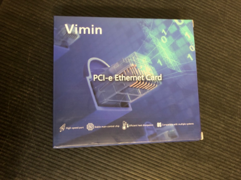 Photo 2 of 10G PCI-E Netzwerkkarte mit 10Gbps Dual RJ45 Ports, Intel AQC113 Controller, VIMIN 10Gb Ethernet Adapter Karte Kompatibel mit PCI Express X8, X16, Unterstützt Windows10/11/Windows Server/Linux