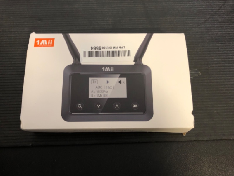 Photo 1 of 1Mii B03+ Bluetooth Transmitter Receiver for TV Home Stereo, Long Range Bluetooth 5.3 Adapter for TV Audio with Screen, aptX Low Latency & HD, Optical RCA AUX 3.5mm Inputs/Outputs