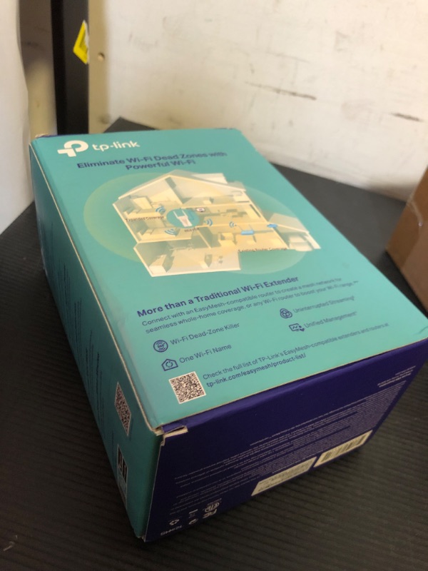 Photo 1 of TP-Link AX1800 WiFi 6 Range Extender with Ethernet Port | Internet Signal Booster for Home | Dual-Band Wireless Repeater Amplifier | Access Point Mode | APP Setup | OneMesh Compatible (RE615X)