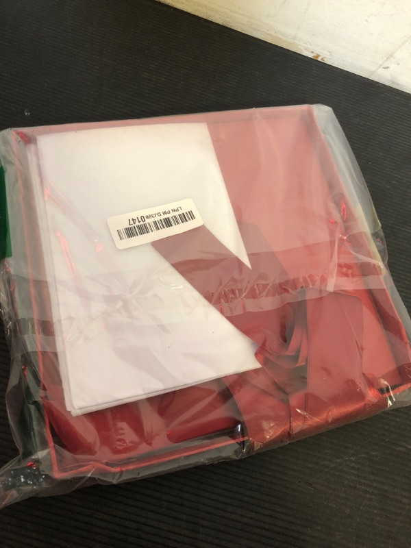 Photo 1 of RUSPEPA Medium Birthday Gift Box with Lids, Ribbon and Tissue Paper, Collapsible Gift Box - 1 Pcs, 9x9x9 Inches, Red