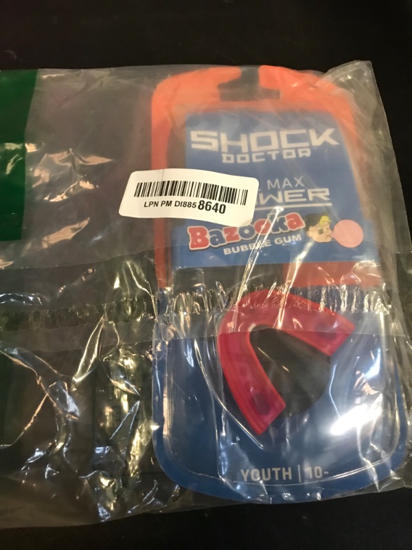 Photo 1 of Shock Doctor Mouth Guard, Gel Max Power Mouthguard, Flavored Mouth Guards for Sports, Football, Lacrosse, Hockey, Basketball, Kool Aid Mouth Guard Youth & Adult
