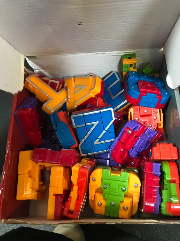 Photo 1 of JOYIN Alphabet Robots Toys for Kids, ABC Learning Toys, Alphabots, Letters, Toddlers Education Toy, Carnival Prizes, Christmas Toys, Treasure Box and Prize for Classroom