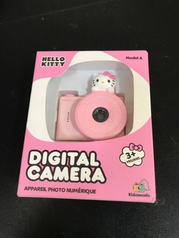 Photo 1 of Hello Kitty Mini Kids Digital Camera & Video Camcorder by Kidamento, 32GB Memory Card, USB-C, Adjustable Soft Strap Lanyard, Scavenger Hunt Momento Book - Model A Hello Kitty