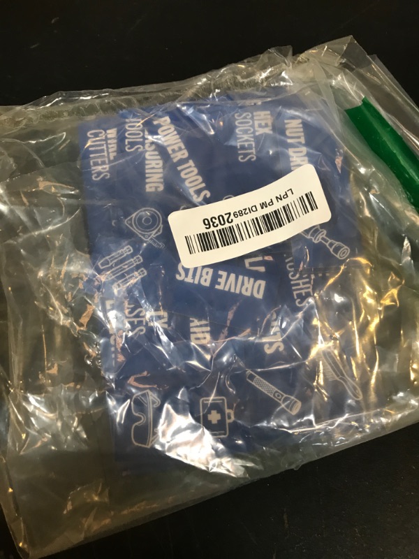 Photo 1 of Toolbox Organization Magnetic Labels-80 Large Tool Chest Organizer Labels-Strong Magnets-Fits All Brands of Steel Tool Box Drawers (Blue 3.125x1.0 in)