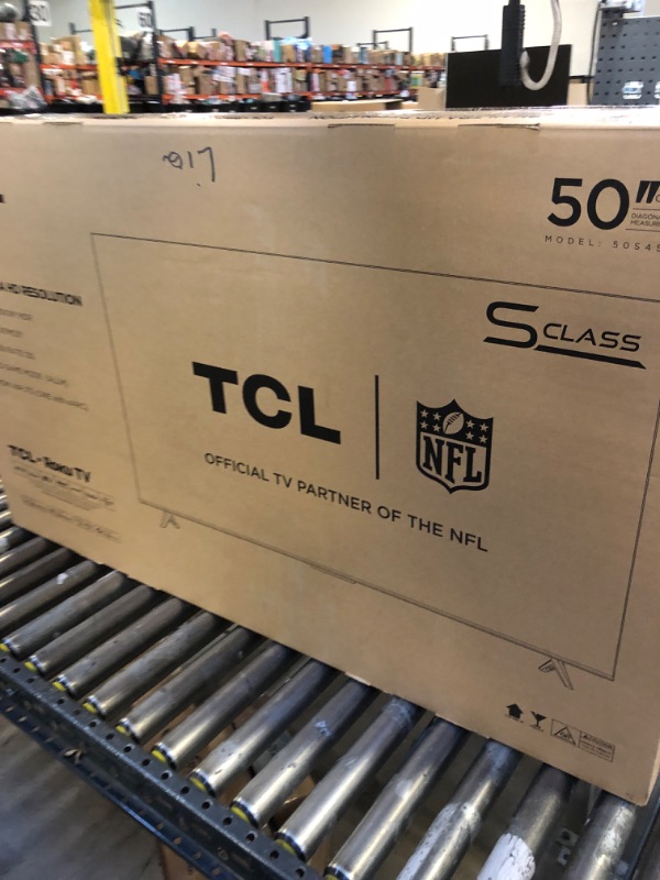 Photo 2 of TCL 50-Inch Class S4 4K LED Smart TV with Roku TV (50S450R, 2023 - Model), Dolby Vision, HDR, Dolby Atmos, Works with Alexa, Google Assistant and Apple HomeKit Compatibility, Streaming UHD Television