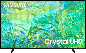 Photo 1 of SAMSUNG 65-Inch Class Crystal 4K UHD AU8000 Series HDR, 3 HDMI Ports, Motion Xcelerator, Tap View, PC on TV, Q Symphony, Smart TV with Alexa Built-In (UN65AU8000FXZA, 2021 Model)