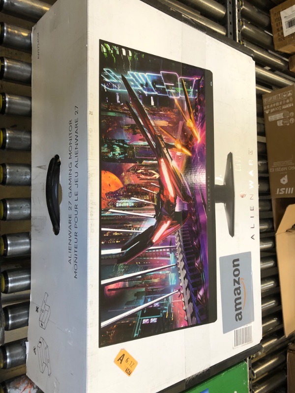 Photo 1 of Alienware AW2724DM Gaming Monitor - 27" QHD 180Hz w Overclock, AMD FreeSync Premium Pro, NVIDIA G-SYNC, VESA Display - Black,Black/Silver
