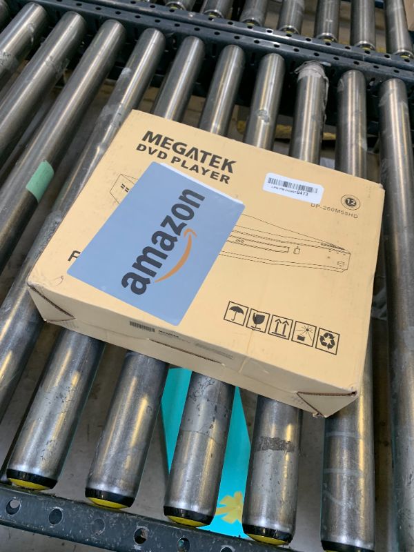 Photo 1 of MEGATEK Region-Free DVD Player for TV with HDMI, CD Player for Home, Plays All Regions and Formats, USB Port, Durable Metal Casing, Remote, HDMI and RCA Cables Included