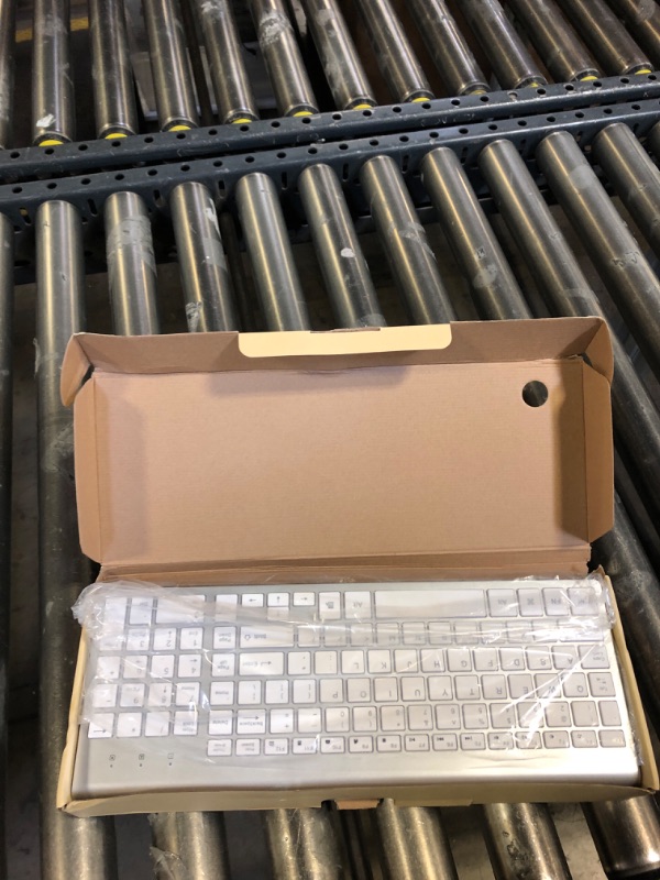 Photo 1 of cimetech EasyTyping KF10 Wireless Keyboard and Mouse Combo, [Silent Scissor Switch Keys][Labor-Saving Keys] Ultra Slim Wireless Computer Keyboard and Mouse, Easy Setup for PC/Laptop/Windows - Silver