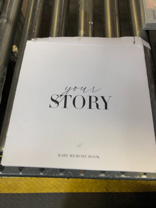 Photo 1 of Keepsake Baby Memory Book | First Year Baby Scrapbook & Baby Album | Luxury Baby Keepsakes, Baby Photo Diary & Baby Journal | Baby First Year Book, Baby Memory Book Boy/Girl