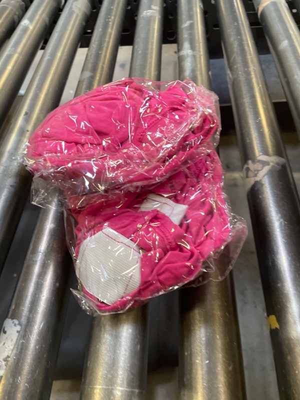 Photo 1 of 2 Peomeise Stretch Spandex Chair Cover for Wedding Party Dining Banquet Event (Fuchsia, 25)