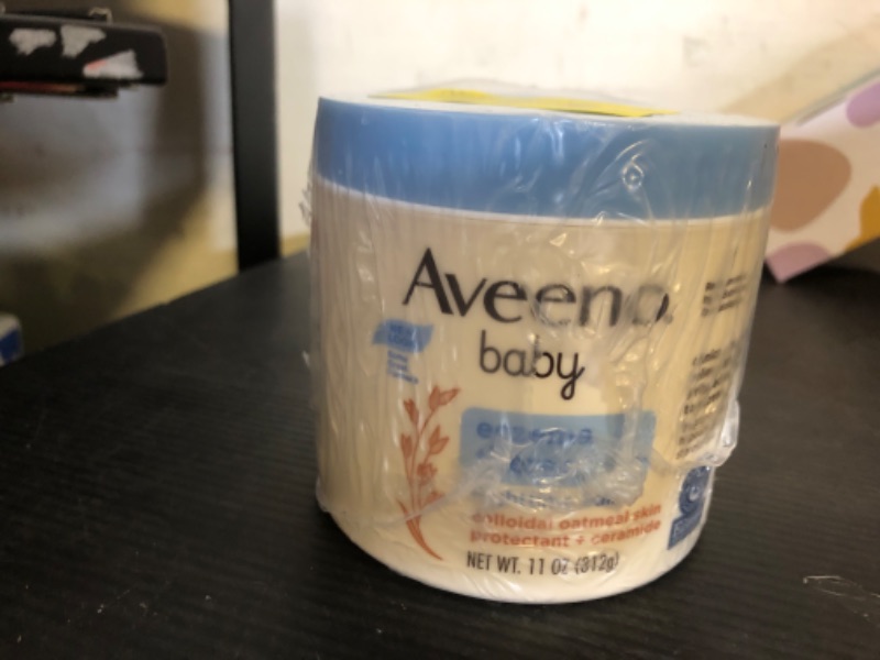 Photo 1 of Aveeno Baby Eczema Therapy Night-Time Balm 11 Ounce Jar (325ml)