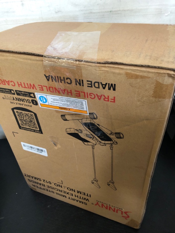 Photo 1 of Sunny Health & Fitness Mini Steppers for Exercise at Home, Stair Step Workout Machine with Optional Resistance Bands, Full Body Cardio Equipment, Optional Free SunnyFit App Connection Smart Stepper