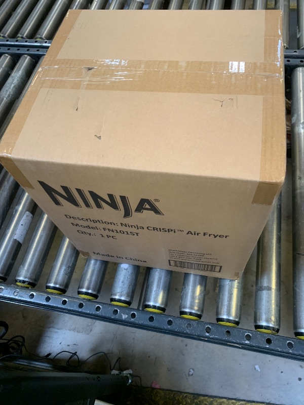 Photo 1 of Ninja Crispi Air Fryer, Microwave, Freezer & Dishwasher Safe, Non Toxic Glass Portable Cooking System, 4 QT & 6 Cup Glass Containers with Storage Lids, Easy Meals, Air Fry, Bake, Stone, FN101ST