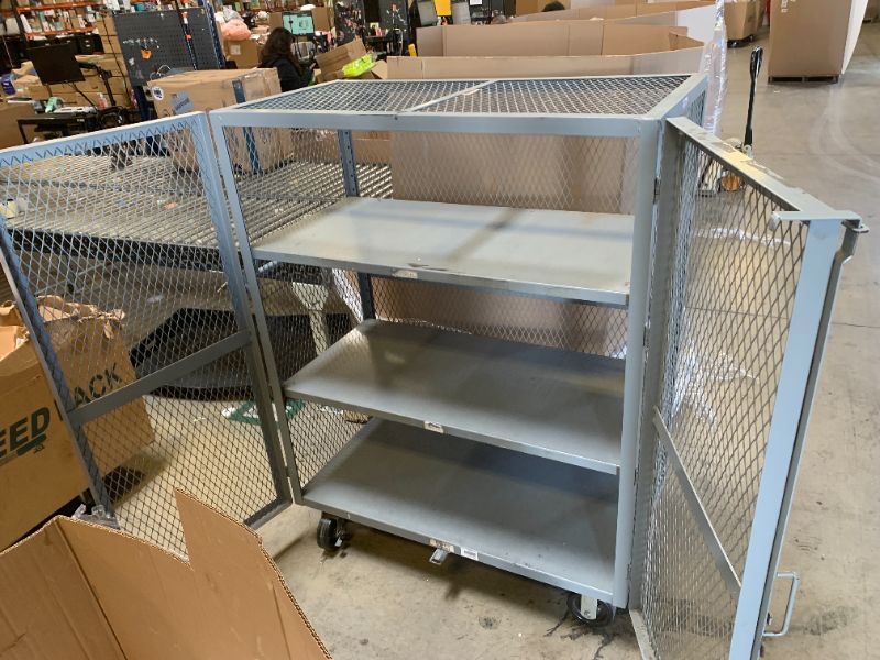 Photo 4 of WINHOLT Steel Security Cages, 3 shelves,