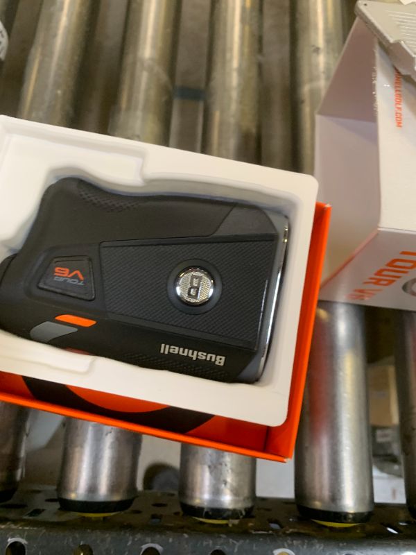 Photo 1 of Bushnell Tour V6 Golf Rangefinder, Visual Jolt Flag Locking, Magnetic Mount, 1300 Yard Range 6X Magnification