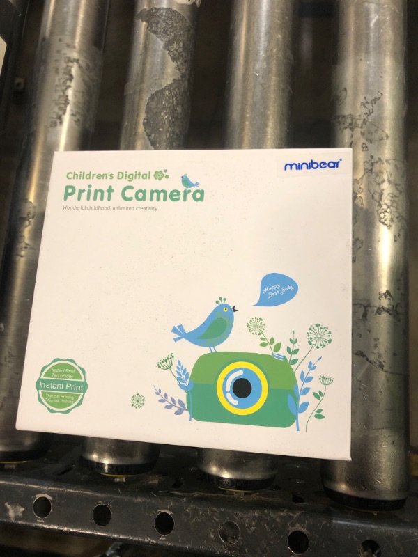 Photo 1 of MINIBEAR Instant Print Camera for Kids Camera for Girls 50MP Kids Digital Camera, Toddler Camera Travel Essential Toys Christmas Birthday Gifts for 3 4 5 6 7 8 9 Year Old Girls and Boys, Blue