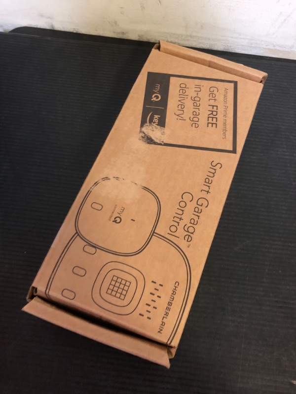 Photo 1 of CHAMBERLAIN Smart Garage Control - Wireless Garage Hub and Sensor with Wifi & Bluetooth - Smartphone Controlled, myQ-G0401-ES, White