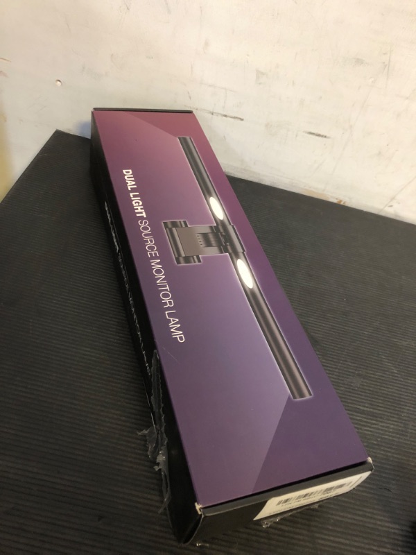 Photo 1 of Coolait Computer Monitor Light,Screen Monitor Light Bar with Backlight for Eye Caring, E-Reading LED Task Lamp with Color/Dimming Adjustment,Touch Control,No Screen Glare Space Saving Home Office Lamp