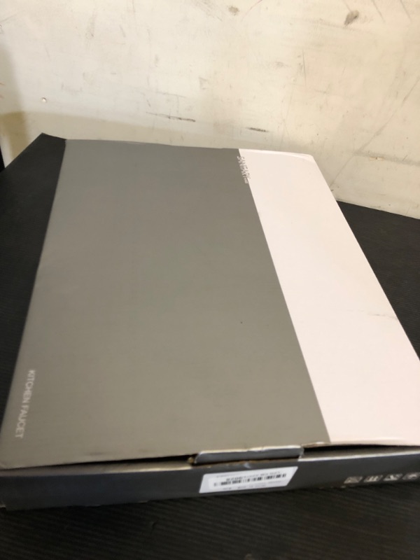 Photo 1 of Qomolangma Kitchen Faucet with Pull Down Sprayer, Single Level Stainless Steel Kitchen Sink Faucets, Single Handle High Arc Brushed Nickel Pull Out Kitchen Faucet