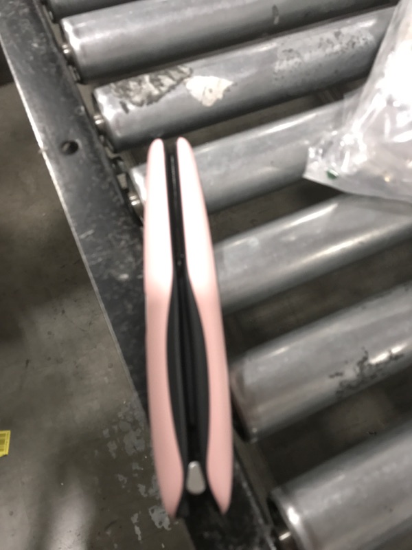 Photo 1 of Cordless Hair Straightener and Curler 2 in 1 Portable Flat Iron Wireless Hair Straightener for Travel, USB-C Rechargeable 4800 mAh Battery Fast Heating Pink